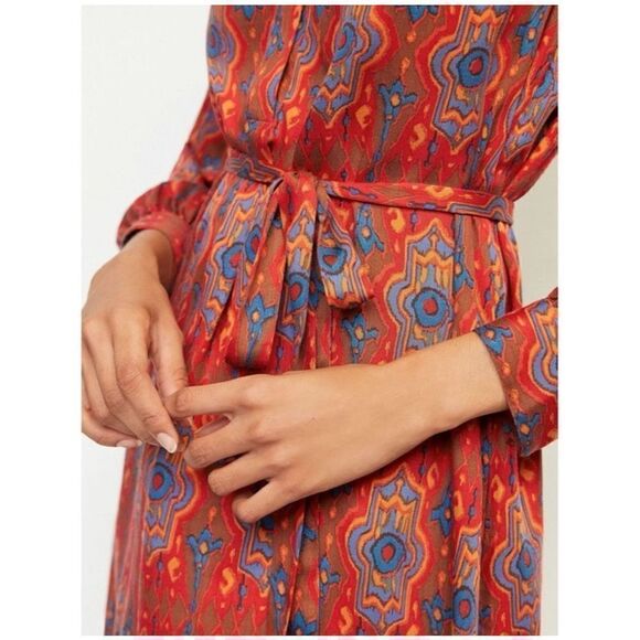 Anthropologie TINY Rosemary Tunic Red Motif Dress NWT sz XS - Picture 8 of 9